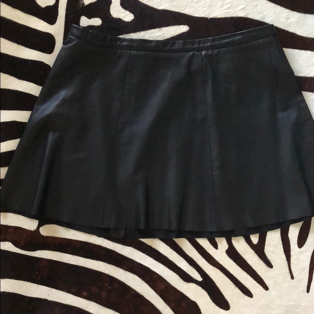 Love Leather black micro mini